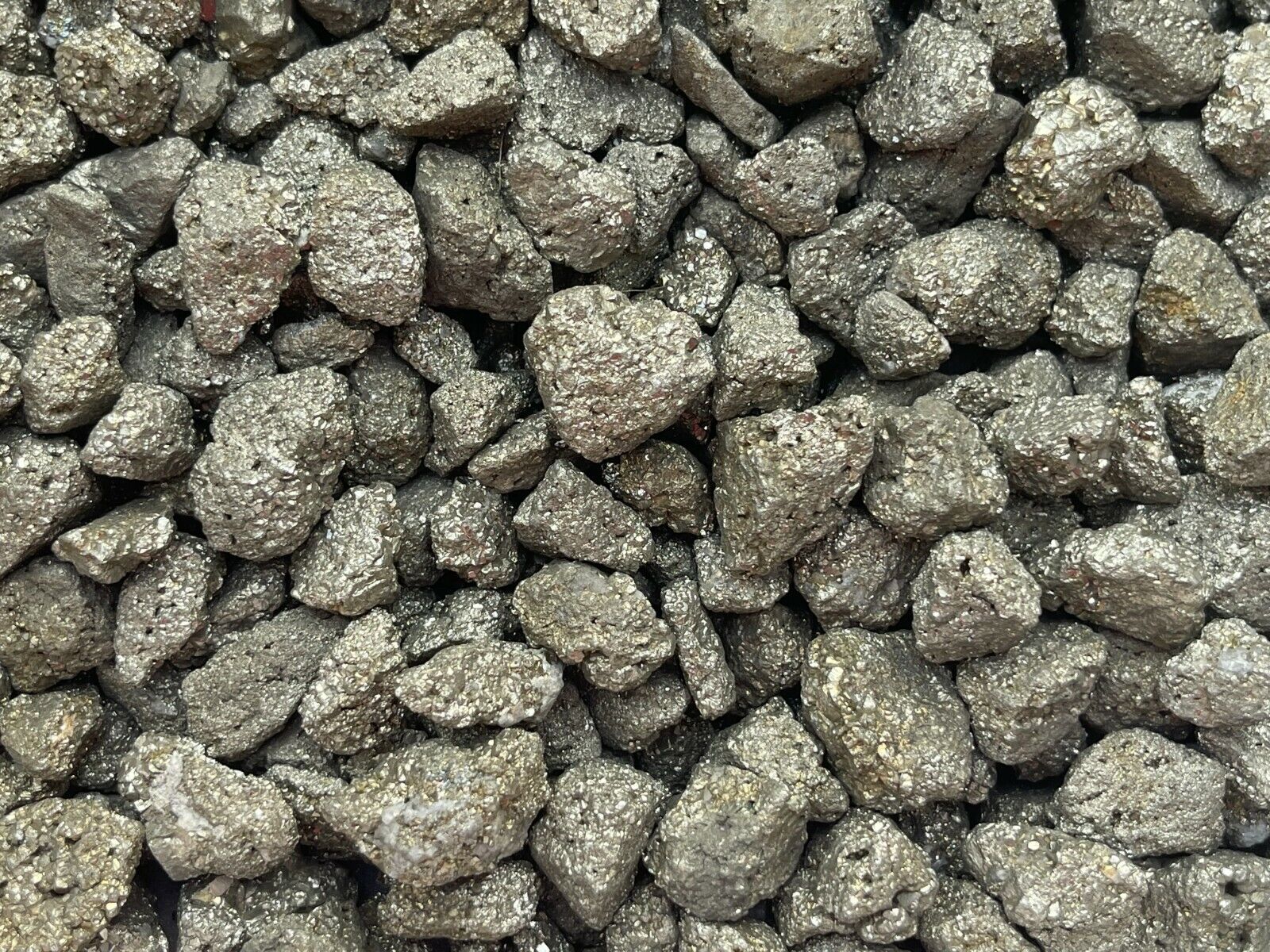 Grade A++ Small Rough Pyrite Stone, 0.5-1" Raw Pyrite Stone, Wholesale Bulk Lot
