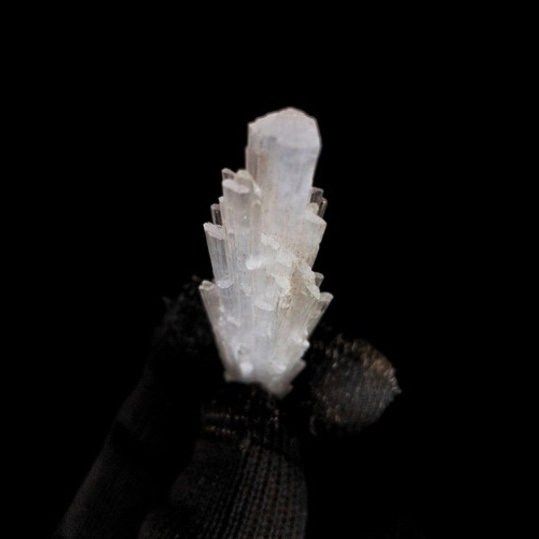 Natural Scolecite Cluster 10g Mini White Zeolite Mineral Specimen India