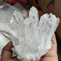 Large Natural Clear Quartz Crystal Cluster Gemstone Druzy Geode Specimen Healing