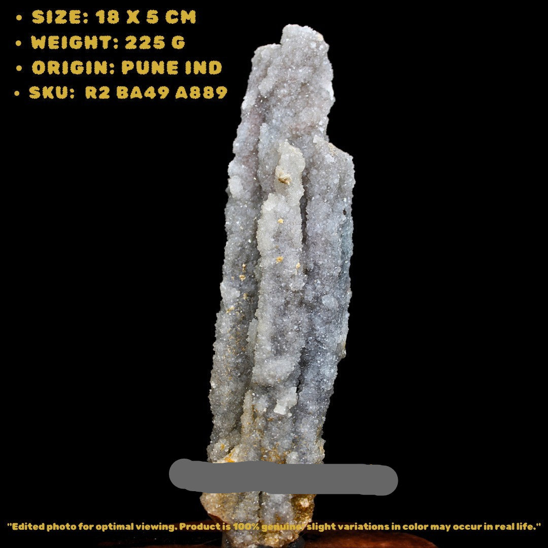 Rainbow Quartz Tower 225g Natural Crystal Point Collector Specimen India