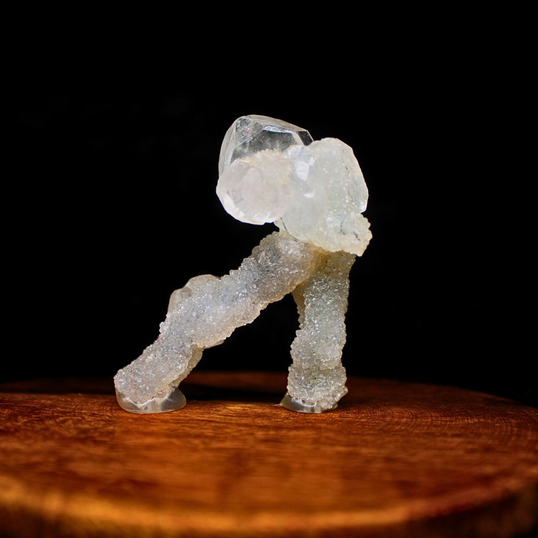 Bulk 16 Piece Natural Apophyllite Tips Pointed Cluster under 150g Wholesale lots