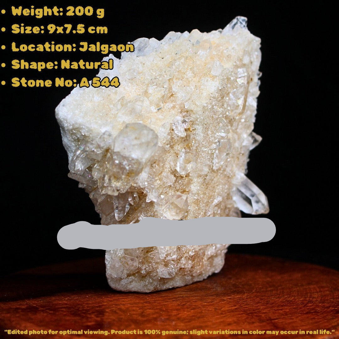 Himalayan Quartz Cluster 200g Healing Crystal for Energy, Reiki & Meditation