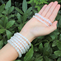 8 mm Bead Gemstone Bracelets: BUY 3 GET 1 FREE! (Stretch Crystal Bead Bracelets)