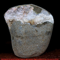 Scolecite Geode 118g Natural Reiki Stone for Calm Meditation Energy