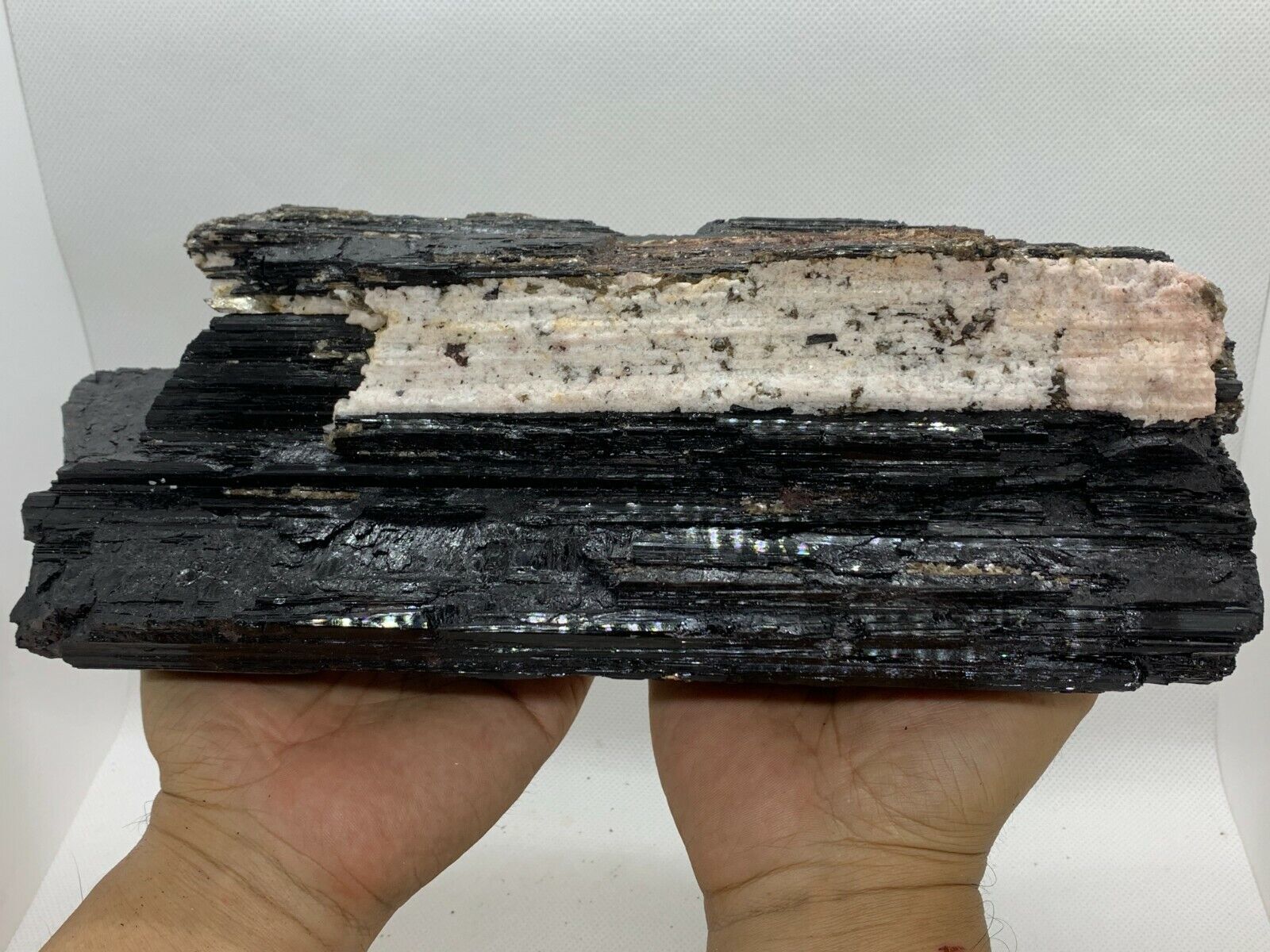 Extra Large Black Tourmaline Chunk / Rod / Log, Natural Rough Black Tourmaline