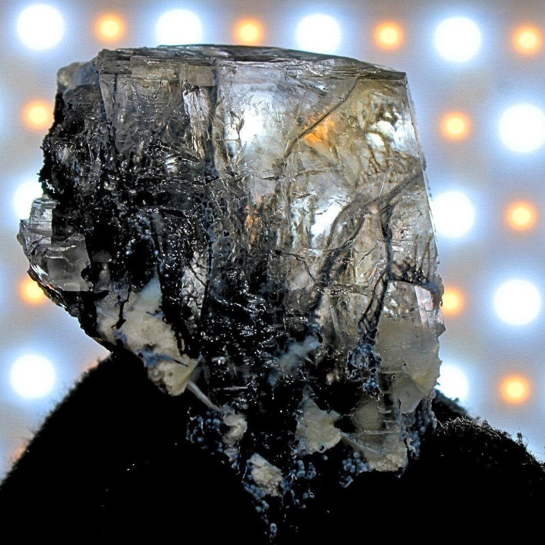 Calcite Rainbow Crystal 60g w Chalcedony & Mordenite | Calm & Cleanse Energy