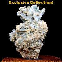 Green Chlorite Phantom Quartz 370g Rare Collector Mineral Crystal Specimen