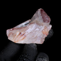 80g Phantom Quartz Crystal Cluster 7x4cm  Rare Mineral Specimen from India