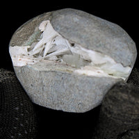 Scolecite Geode 110g 6x5.4cm Natural Crystal India Healing Mineral Gift