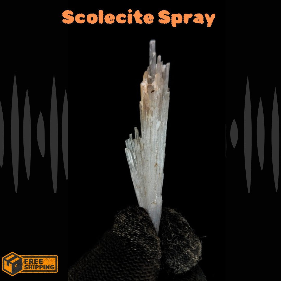 6g Rare Scolecite Crystal Cluster | Reiki Healing Mineral | Meditation Stone