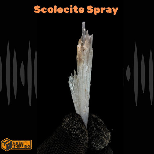 6g Rare Scolecite Crystal Cluster | Reiki Healing Mineral | Meditation Stone