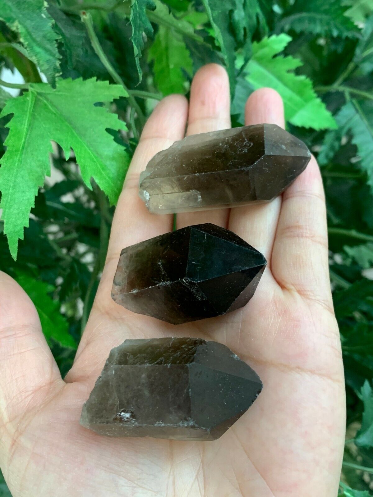 Natural Smoky Quartz Crystal Points, Raw Smoky Quartz Point, Wholesale Bulk Lot