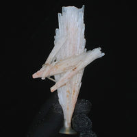 Natural Scolecite Cluster 70g White Zeolite Crystal Mineral from India