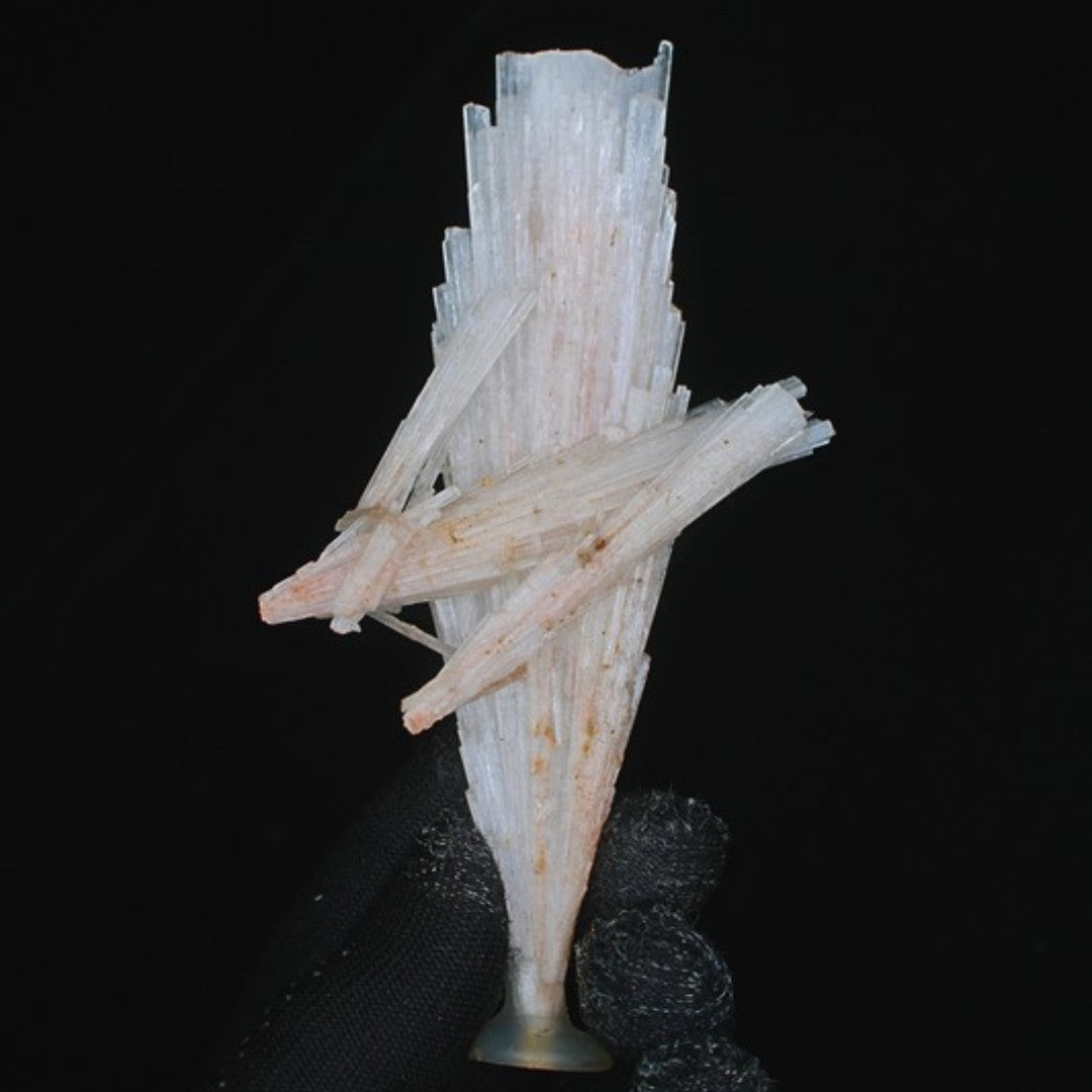 Natural Scolecite Cluster 70g White Zeolite Crystal Mineral from India