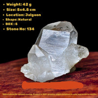 Clear Quartz Cluster Healing Crystal Energy Stone 42g 5x4.5cm