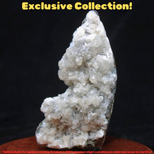 Natural Green Apophyllite Cluster 178g | Heart Chakra Energy Healing Crystal