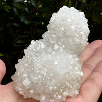 Chalcedony & Crystal Quartz Stalactite, Quartz on Chalcedony Stalactite Specimen