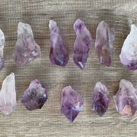AAA++ Brazilian Rough Amethyst Natural Point 1-2in Wholesale Bulk Lot