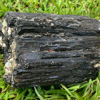 Extra Large Black Tourmaline Chunk / Rod / Log, Natural Rough Black Tourmaline