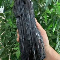 Extra Large Black Tourmaline Chunk / Rod / Log, Natural Rough Black Tourmaline