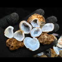 Jumbo Break Geodes Wholesale Lots Opened Indian Crystals Gift Box (5 - 8 Pcs)
