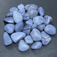 Blue Quartz Tumbled (1 LB) One Pound Bulk Wholesale Lot Polished Natural