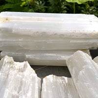 MASSIVE Selenite Logs - Natural White Selenite Crystals (HUGE Selenite Sticks)