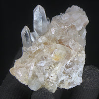Natural Clear White Quartz Crystal 90g Transparent Mineral from India
