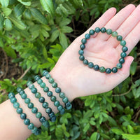 8 mm Bead Gemstone Bracelets: BUY 3 GET 1 FREE! (Stretch Crystal Bead Bracelets)