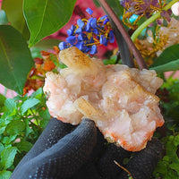 230g Natural Stilbite & Heulandite Cluster | Calming & Spiritual Healing Stone