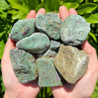5 lb CLEARANCE Natural Rough Ruby Zoisite Wholesale Bulk Lots (Raw Ruby Zoisite)