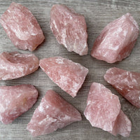 Large Rose Quartz Rough Natural Stones, 2.5"-6" Raw Rose Quartz, Pick A Weight