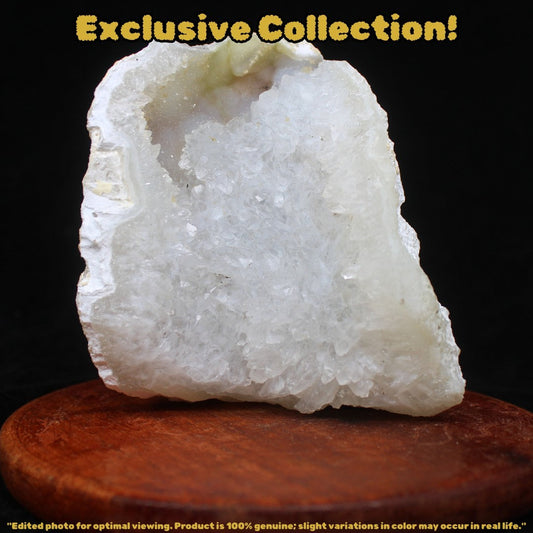 Apophyllite Healing Cluster 370g 9x8 cm Natural White Crystal from India