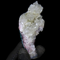 Apophyllite with Heulandite Mineral 11x5.5cm Rare Indian Crystal Cluster