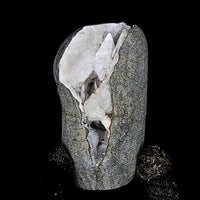 185g Scolecite Geode Cabinet Specimen with Radiating Needles from India