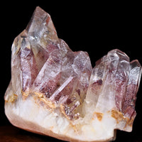 Phantom Clear Quartz Cluster 355g Raw Healing Crystal Specimen India