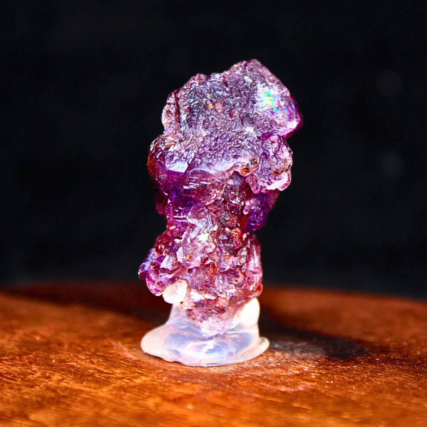 Rare Dark Purple Amethyst Crystal 16g – High-Grade Mini Collector Specimen