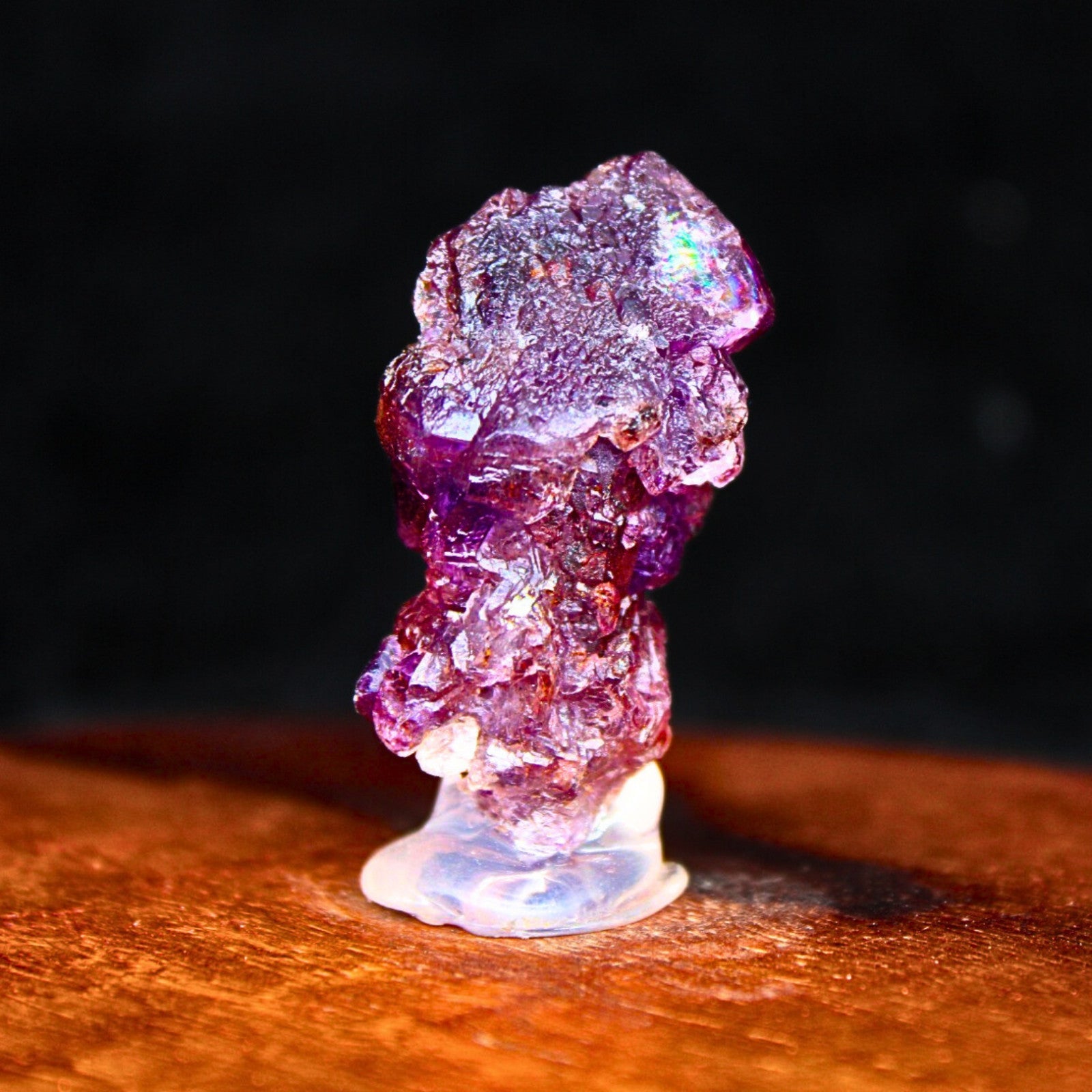 Rare Dark Purple Amethyst Crystal 16g – High-Grade Mini Collector Specimen