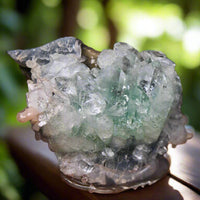 68g Green Apophyllite Crystal Cluster Natural Healing Stone Mineral India