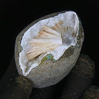 158g Natural Scolecite Geode Mineral 6x5cm High Vibration Healing Crystal Stone