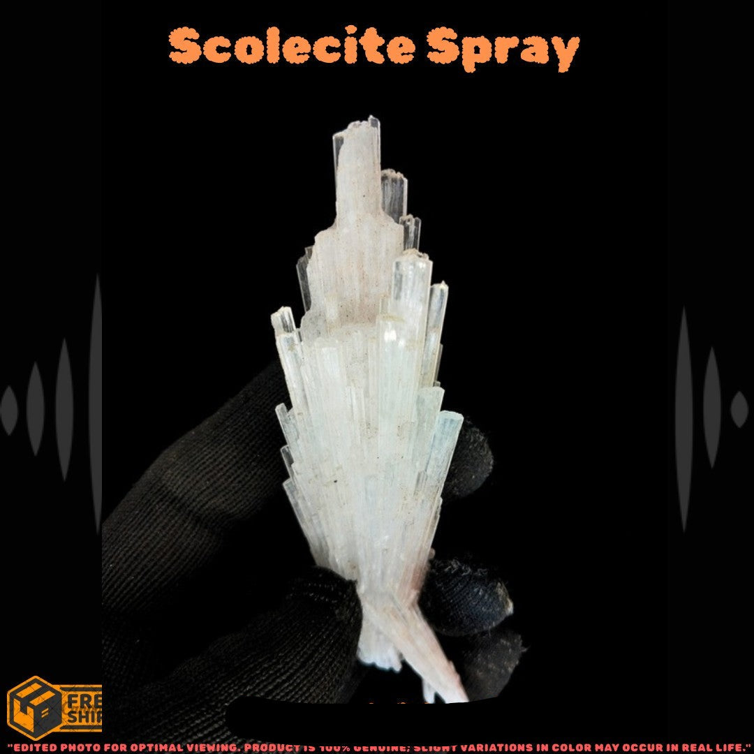 Scolecite Crystal Cluster Natural Reiki Stone Energy Healing Mineral 45g
