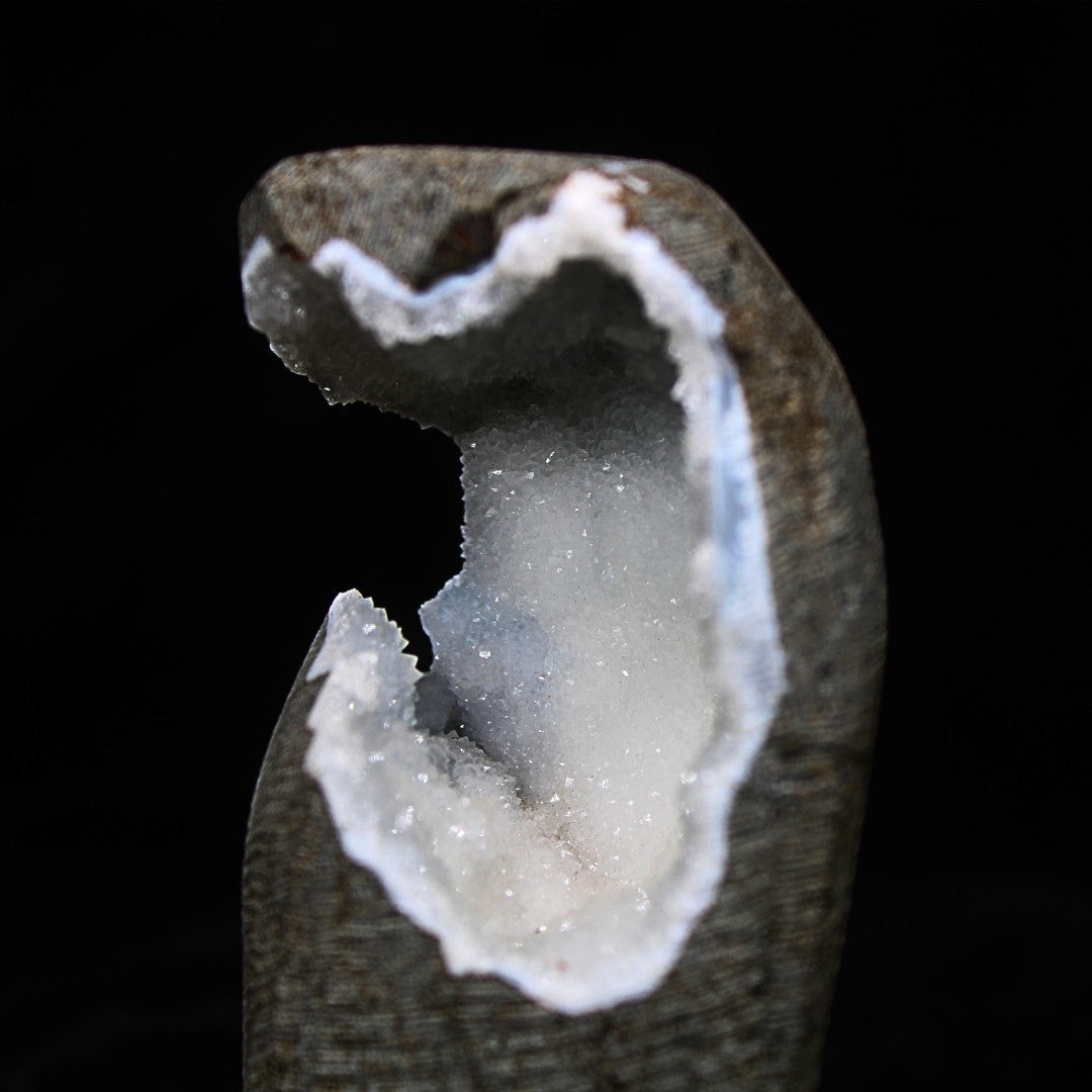 Rare 270g Rainbow Quartz Geode Collector’s Crystal Specimen India