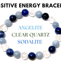 8 mm Bead Gemstone Bracelets: BUY 3 GET 1 FREE! (Stretch Crystal Bead Bracelets)