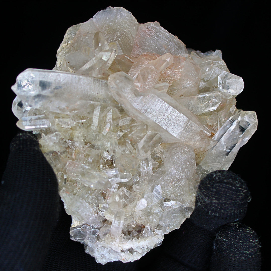 Natural Himalayan Quartz Cluster 210g 9x7cm Clear White Crystal Specimen