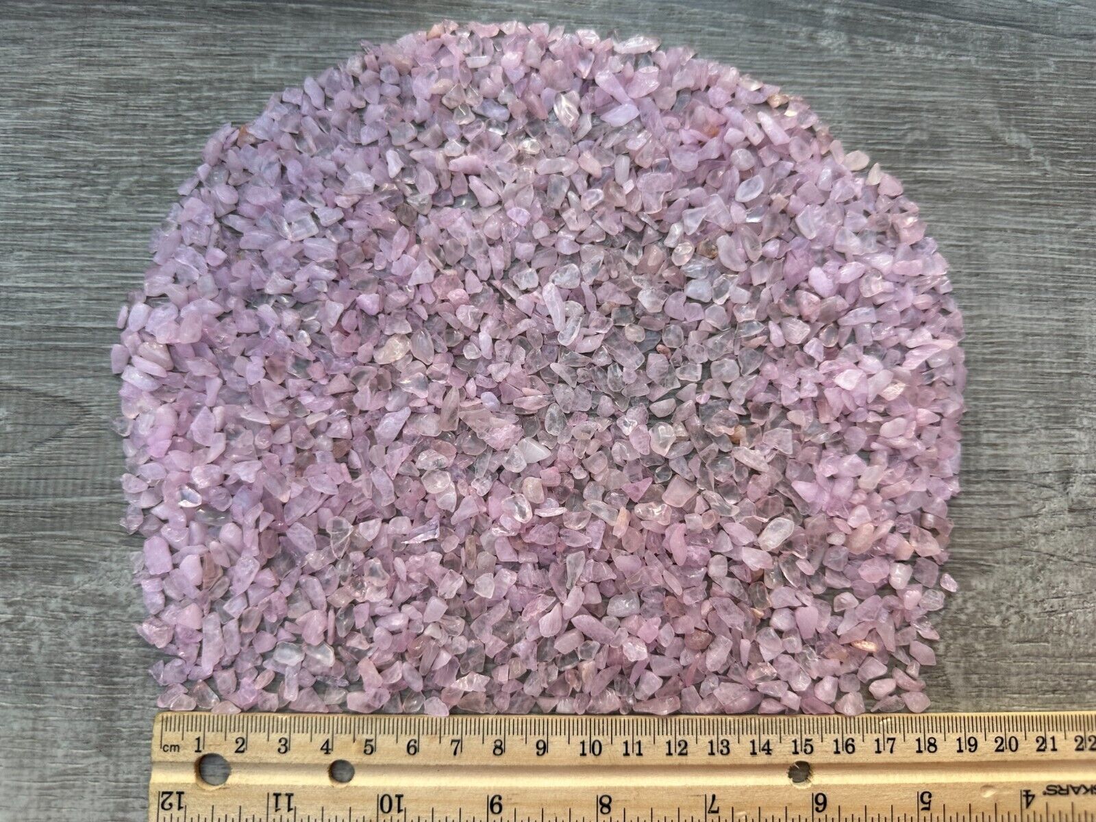 Grade A++ Rose Quartz Semi Tumbled Gemstone Mini Chips 3-8mm, Wholesale Bulk Lot