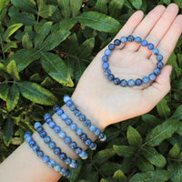 8 mm Bead Gemstone Bracelets: BUY 3 GET 1 FREE! (Stretch Crystal Bead Bracelets)