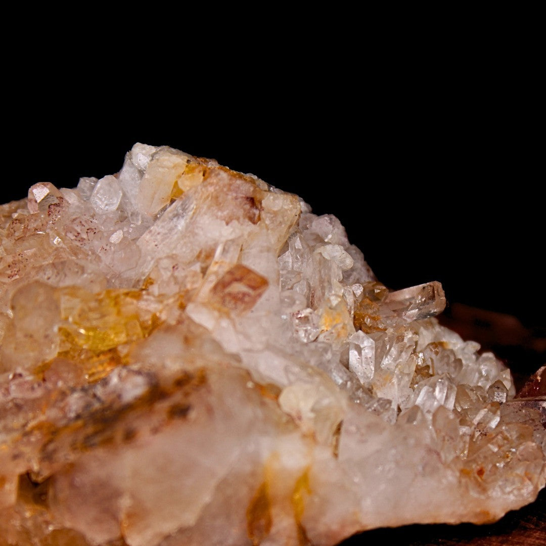Phantom Quartz Crystal 104g 8x4 cm Natural Raw Cluster Specimen from India