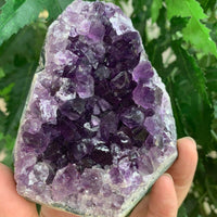 Deep Purple Amethyst Cluster From Uruguayan, Amethyst Geode, Raw Amethyst