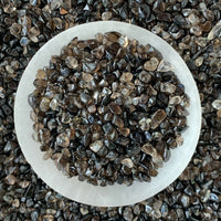 Grade A++ Smoky Quartz Semi Tumbled Gemstone Mini Chip 3- 6mm,Wholesale Bulk Lot