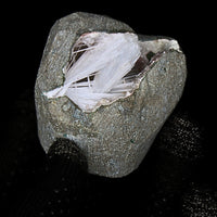 Healing Scolecite Geode 172g Natural Crystal Cluster for Meditation India